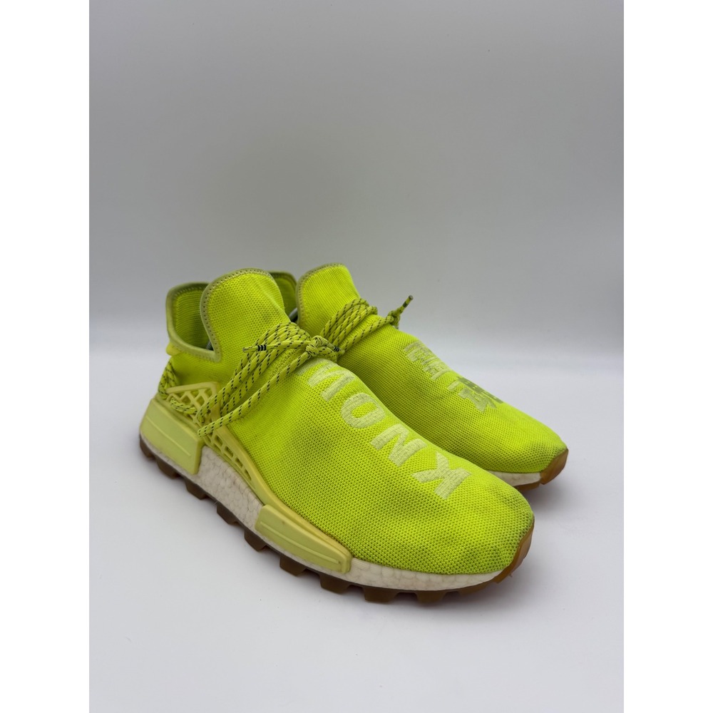 Adidas Pharrell Williams NMD Hu Trail Know Soul Solar Yellow EF2335 Mens 11‎